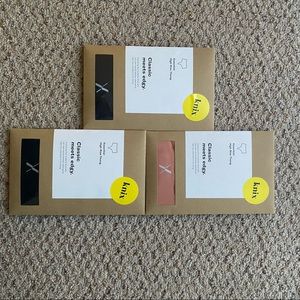 3 pairs of Knix high-rise thongs, new in unopened packaging. All size XL.